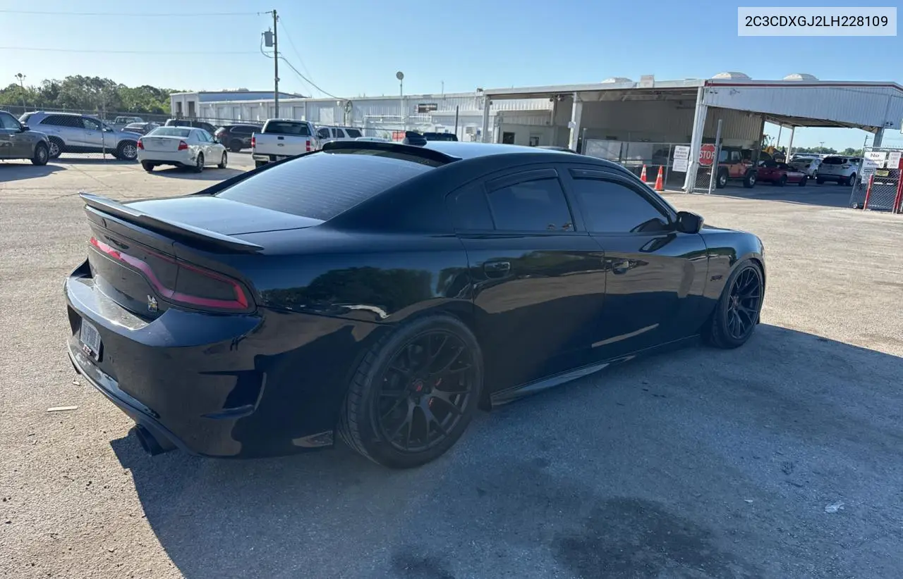 2020 Dodge Charger Scat Pack VIN: 2C3CDXGJ2LH228109 Lot: 57217865