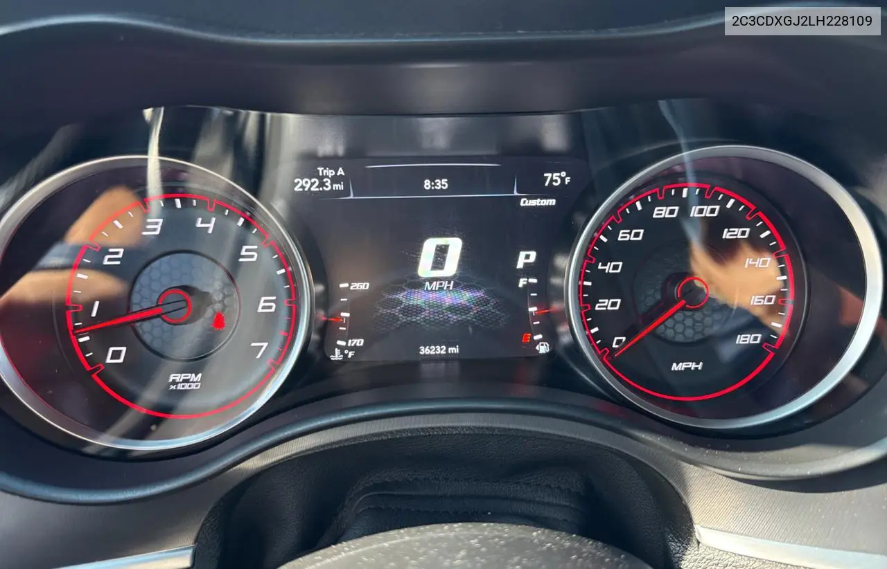2020 Dodge Charger Scat Pack VIN: 2C3CDXGJ2LH228109 Lot: 57217865