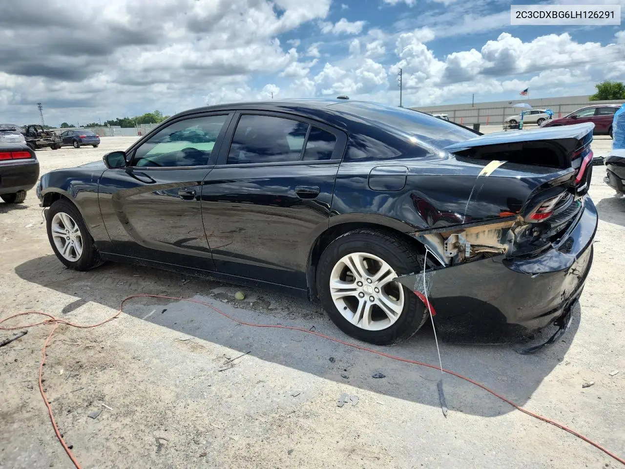 2020 Dodge Charger Sxt VIN: 2C3CDXBG6LH126291 Lot: 59665335