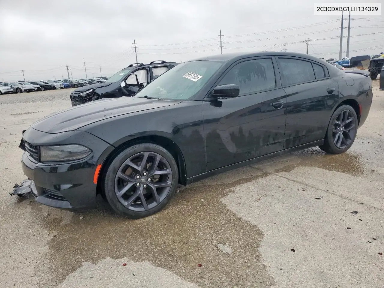 2020 Dodge Charger Sxt VIN: 2C3CDXBG1LH134329 Lot: 59671595
