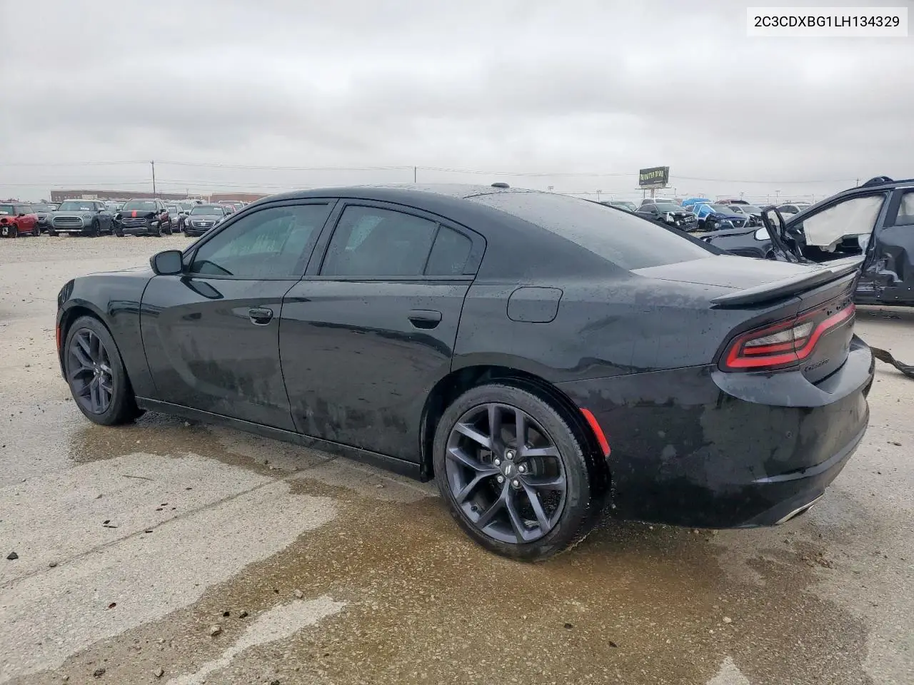 2020 Dodge Charger Sxt VIN: 2C3CDXBG1LH134329 Lot: 59671595