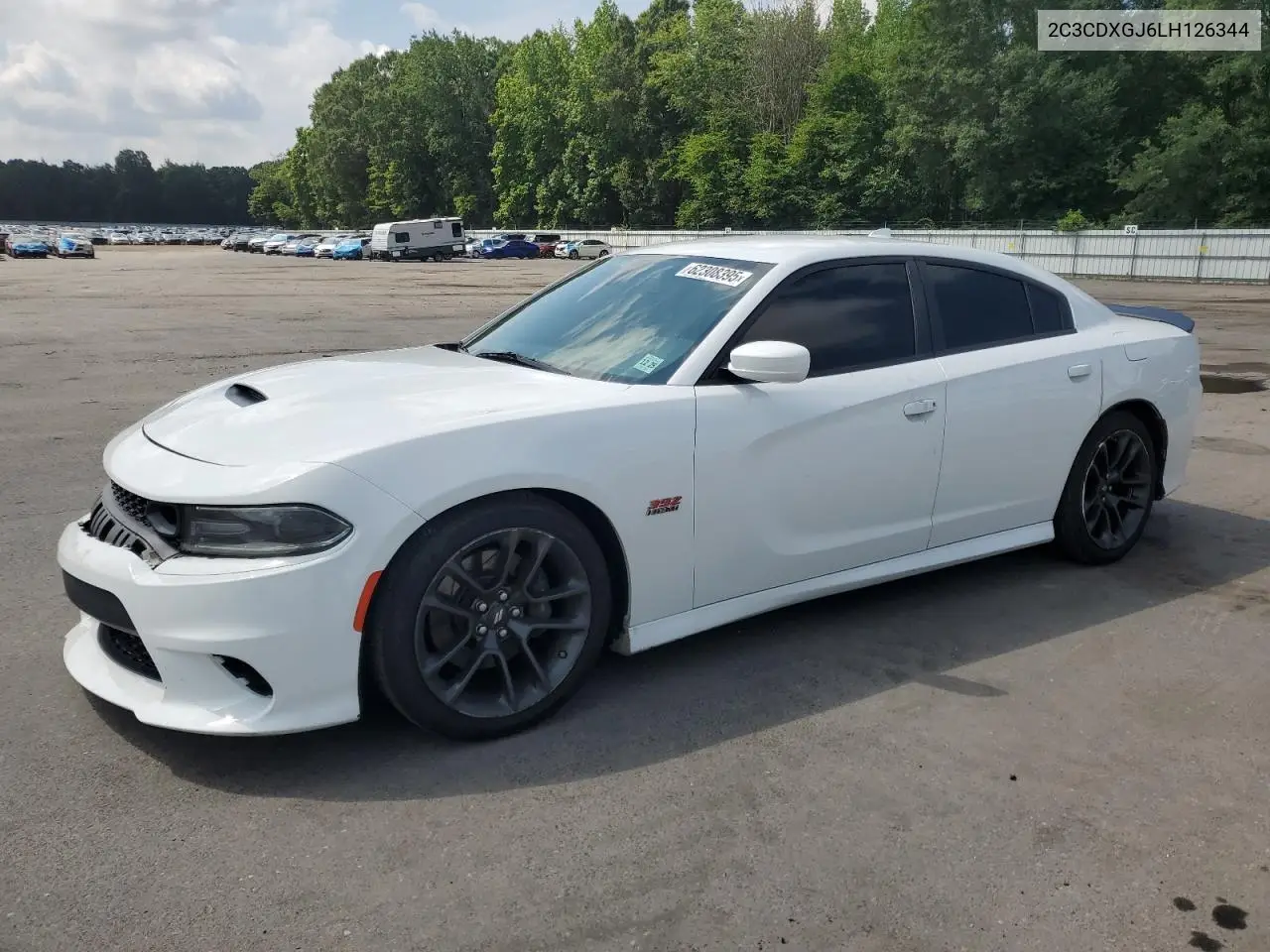 2020 Dodge Charger Scat Pack VIN: 2C3CDXGJ6LH126344 Lot: 62308395