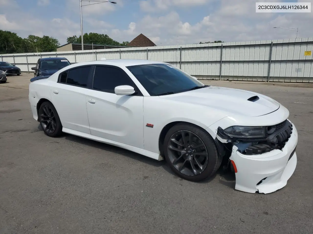 2020 Dodge Charger Scat Pack VIN: 2C3CDXGJ6LH126344 Lot: 62308395