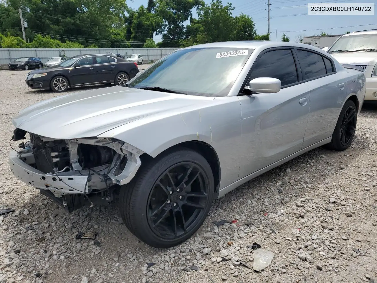 2020 Dodge Charger Sxt VIN: 2C3CDXBG0LH140722 Lot: 62395525