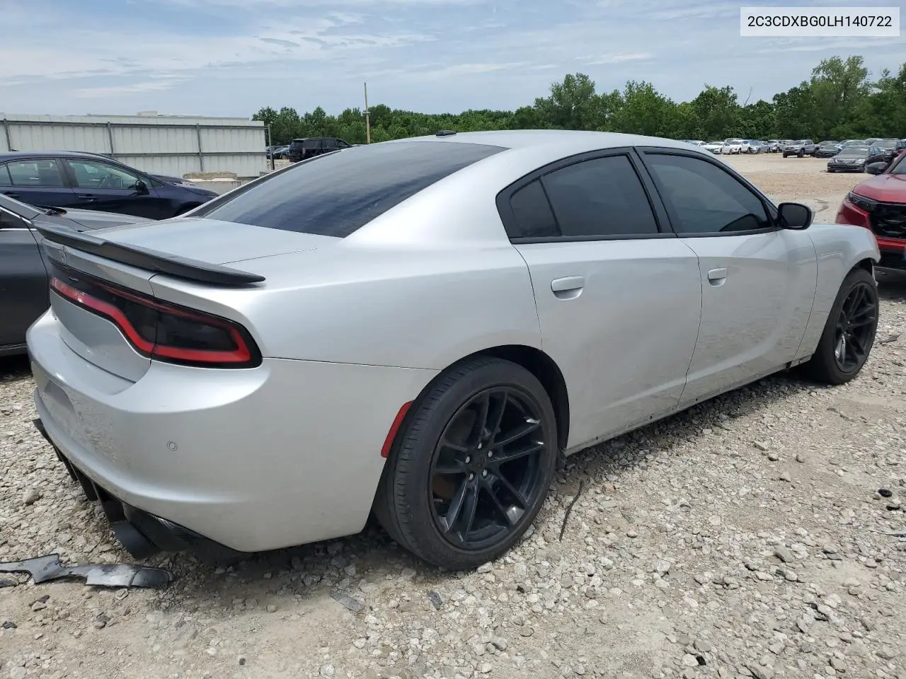 2020 Dodge Charger Sxt VIN: 2C3CDXBG0LH140722 Lot: 62395525