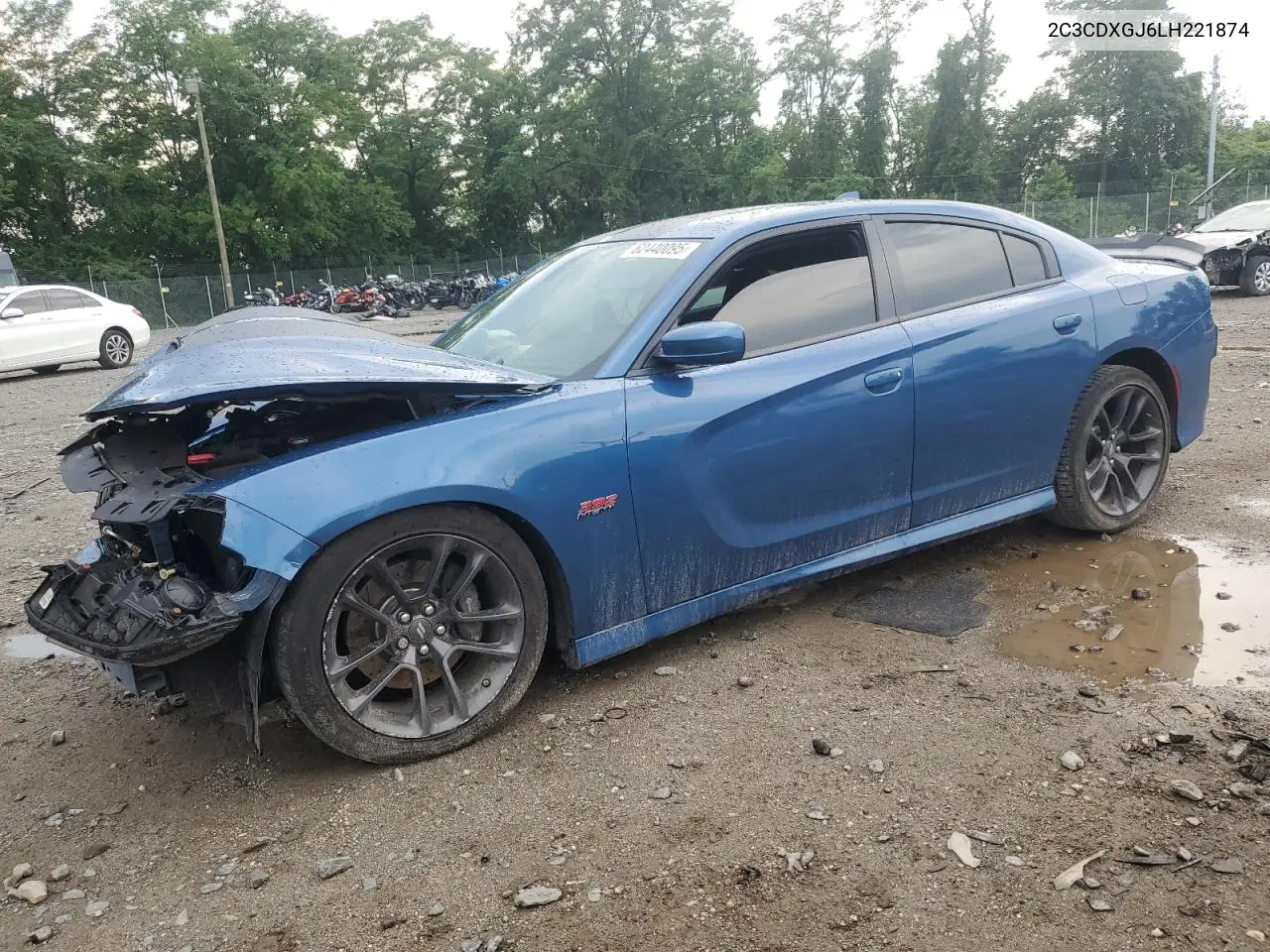 2020 Dodge Charger Scat Pack VIN: 2C3CDXGJ6LH221874 Lot: 62440095