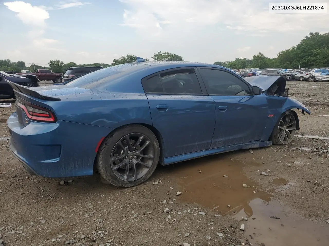 2020 Dodge Charger Scat Pack VIN: 2C3CDXGJ6LH221874 Lot: 62440095