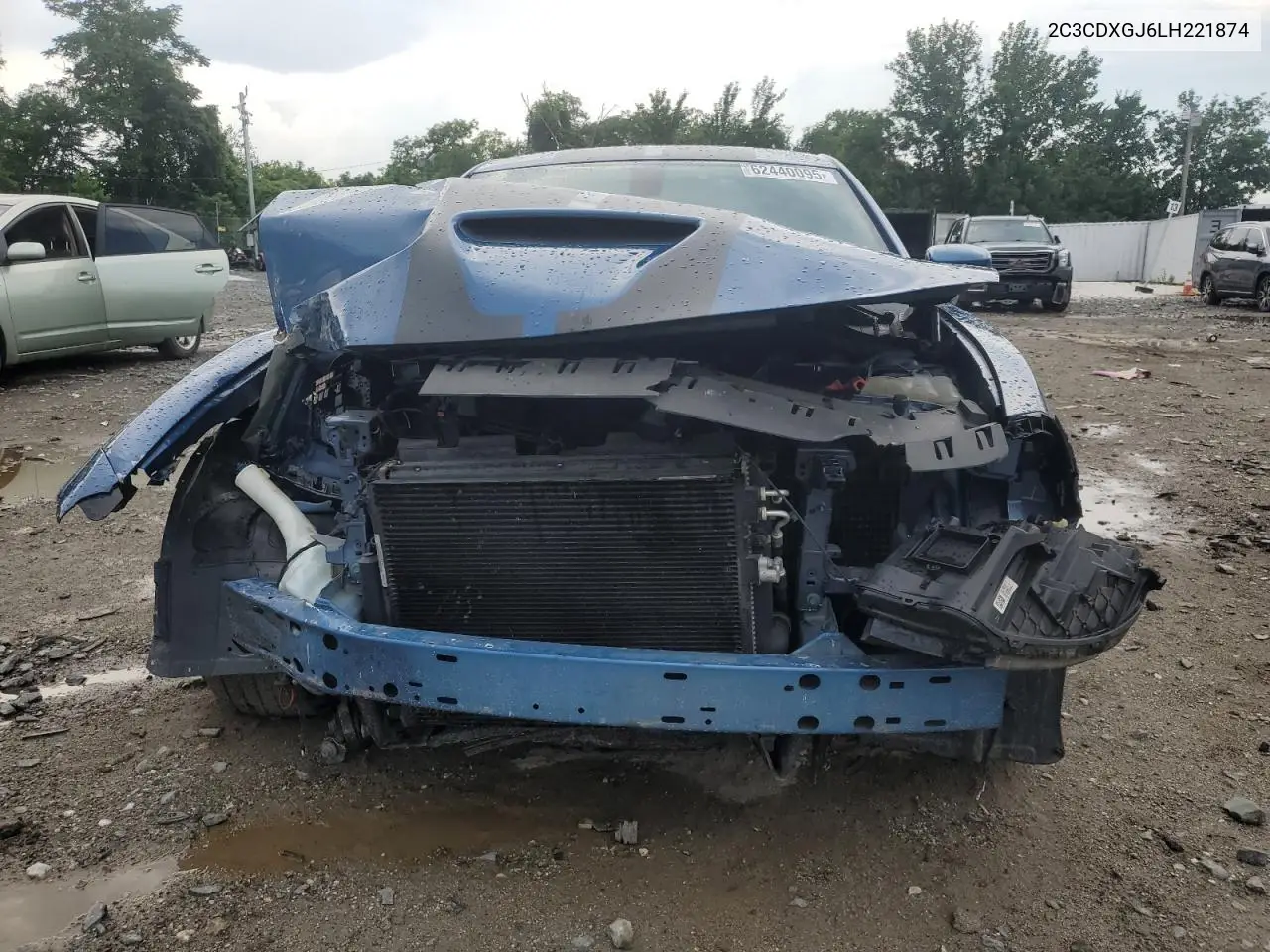 2020 Dodge Charger Scat Pack VIN: 2C3CDXGJ6LH221874 Lot: 62440095