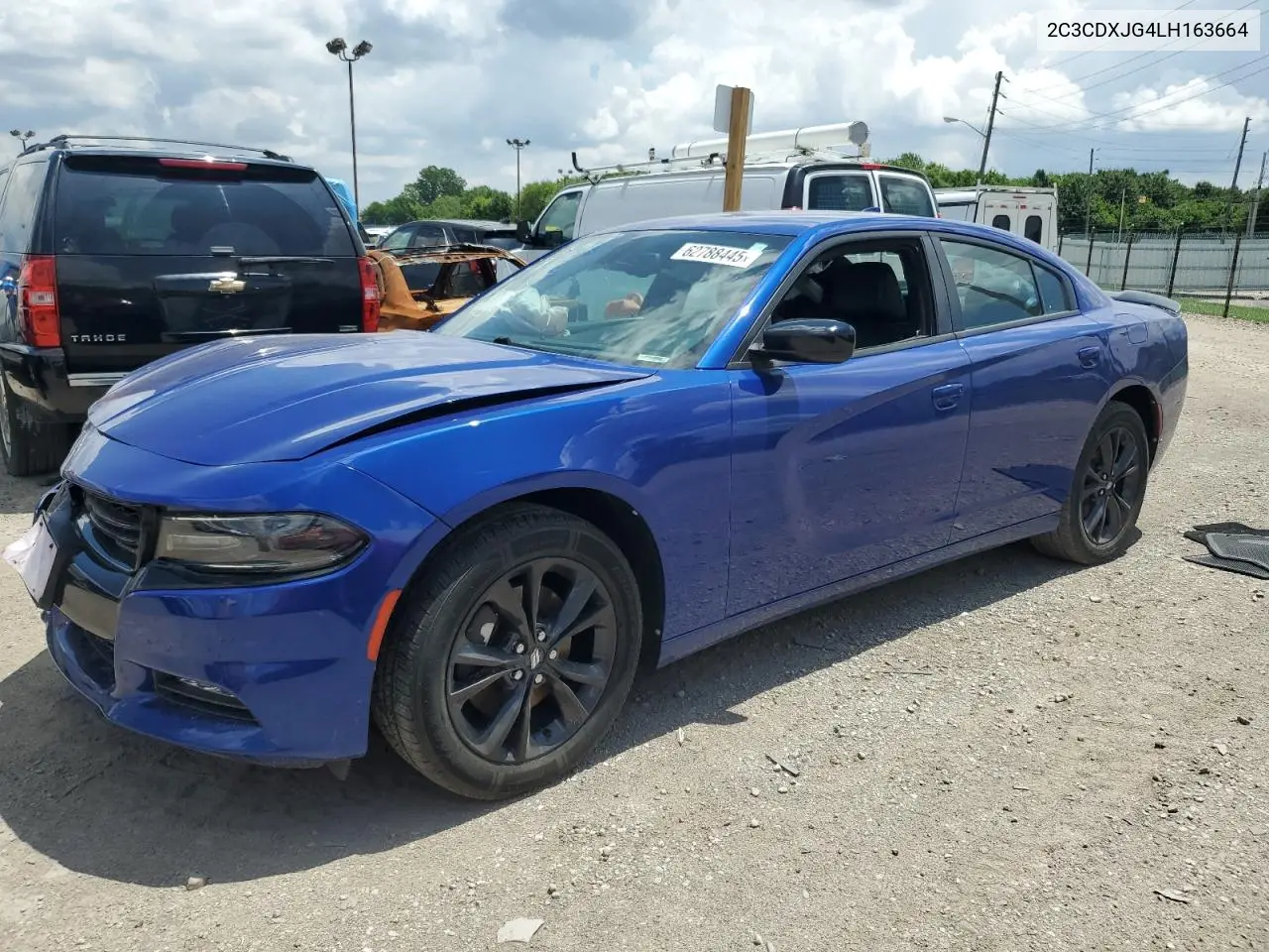 2020 Dodge Charger Sxt VIN: 2C3CDXJG4LH163664 Lot: 62788445