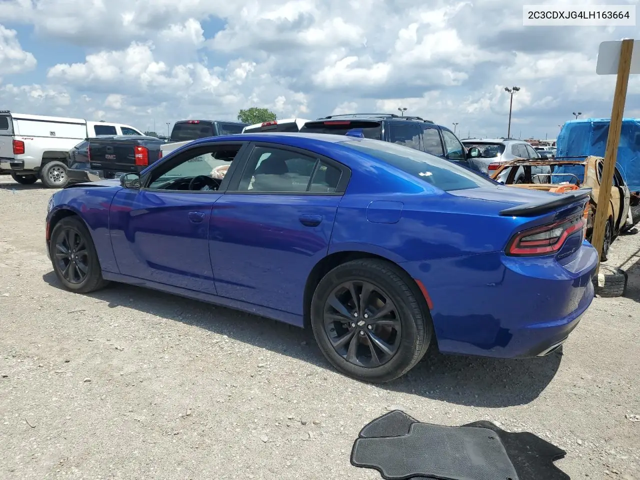 2020 Dodge Charger Sxt VIN: 2C3CDXJG4LH163664 Lot: 62788445
