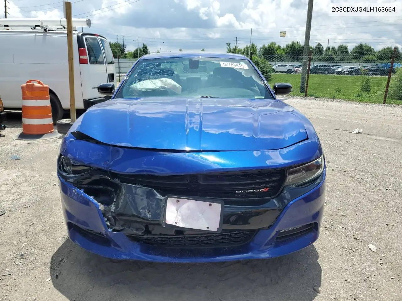 2020 Dodge Charger Sxt VIN: 2C3CDXJG4LH163664 Lot: 62788445