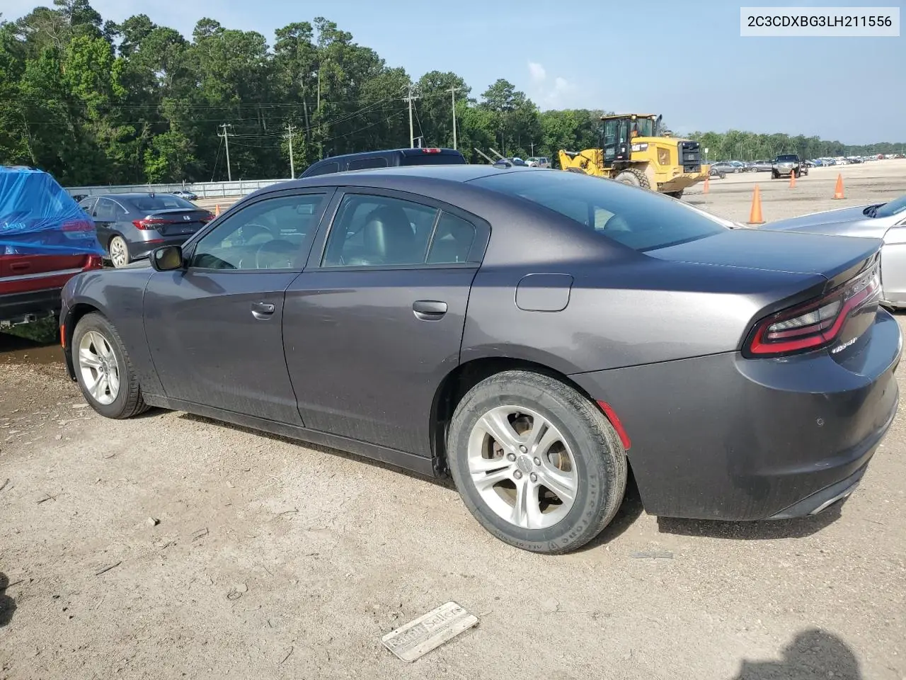 2020 Dodge Charger Sxt VIN: 2C3CDXBG3LH211556 Lot: 62897285