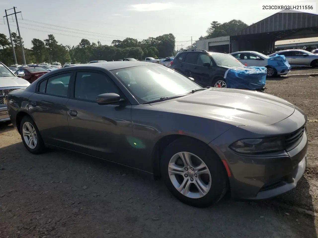 2020 Dodge Charger Sxt VIN: 2C3CDXBG3LH211556 Lot: 62897285