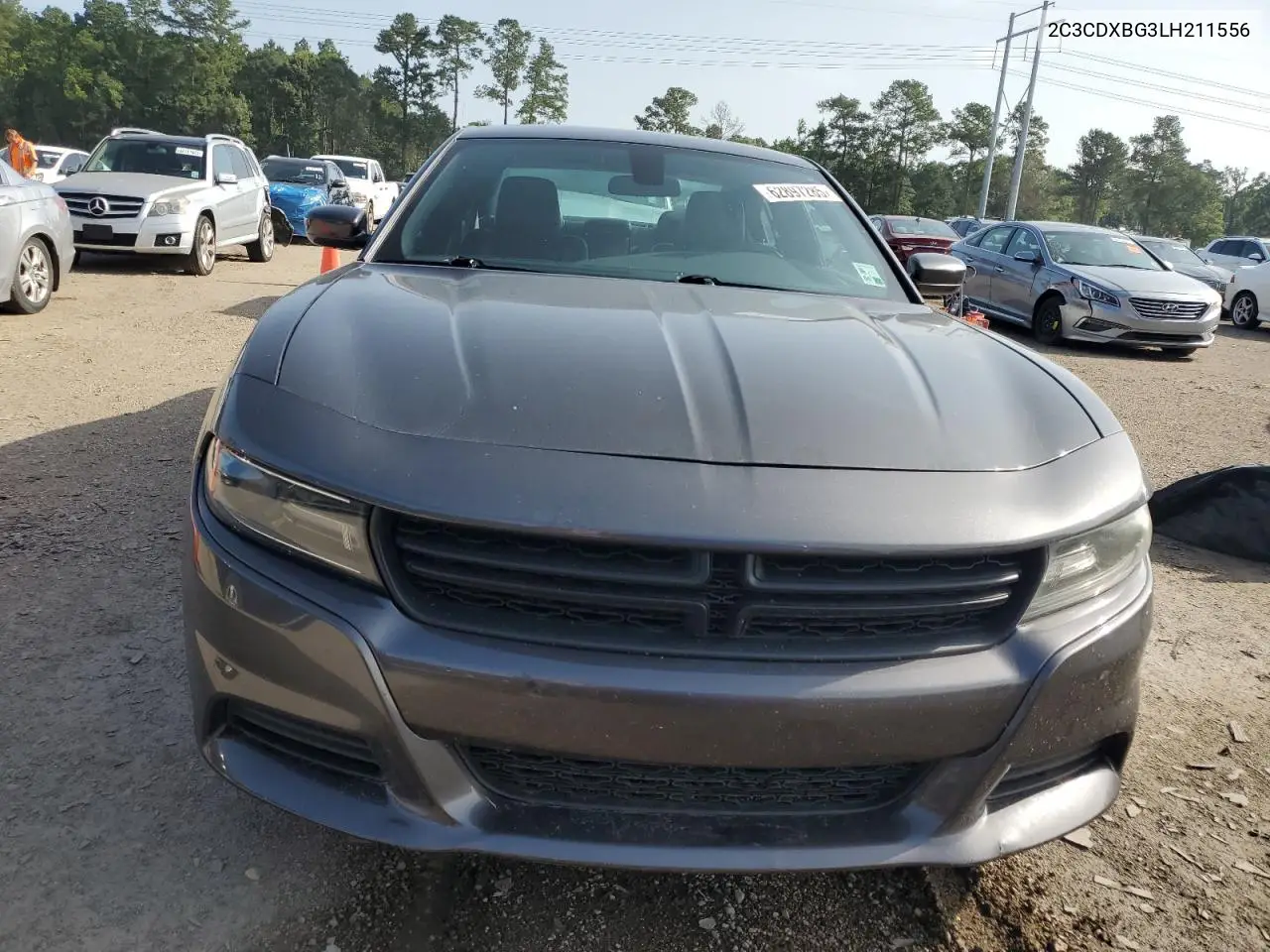 2020 Dodge Charger Sxt VIN: 2C3CDXBG3LH211556 Lot: 62897285