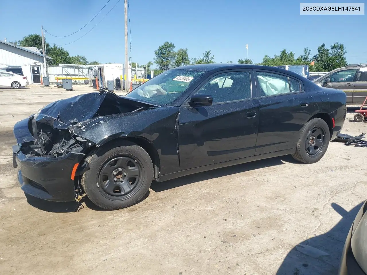 2020 Dodge Charger Police VIN: 2C3CDXAG8LH147841 Lot: 63236405