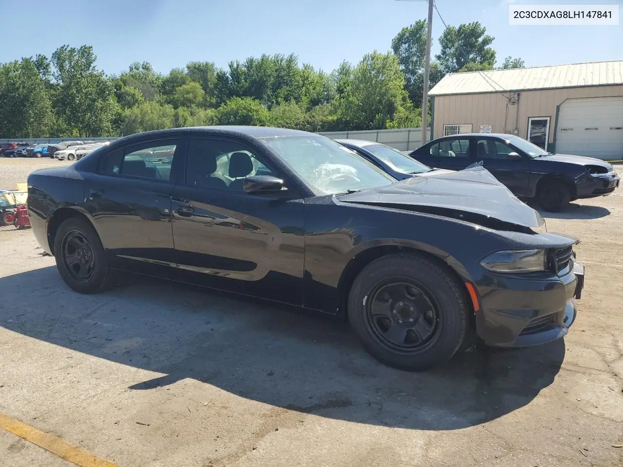 2020 Dodge Charger Police VIN: 2C3CDXAG8LH147841 Lot: 63236405