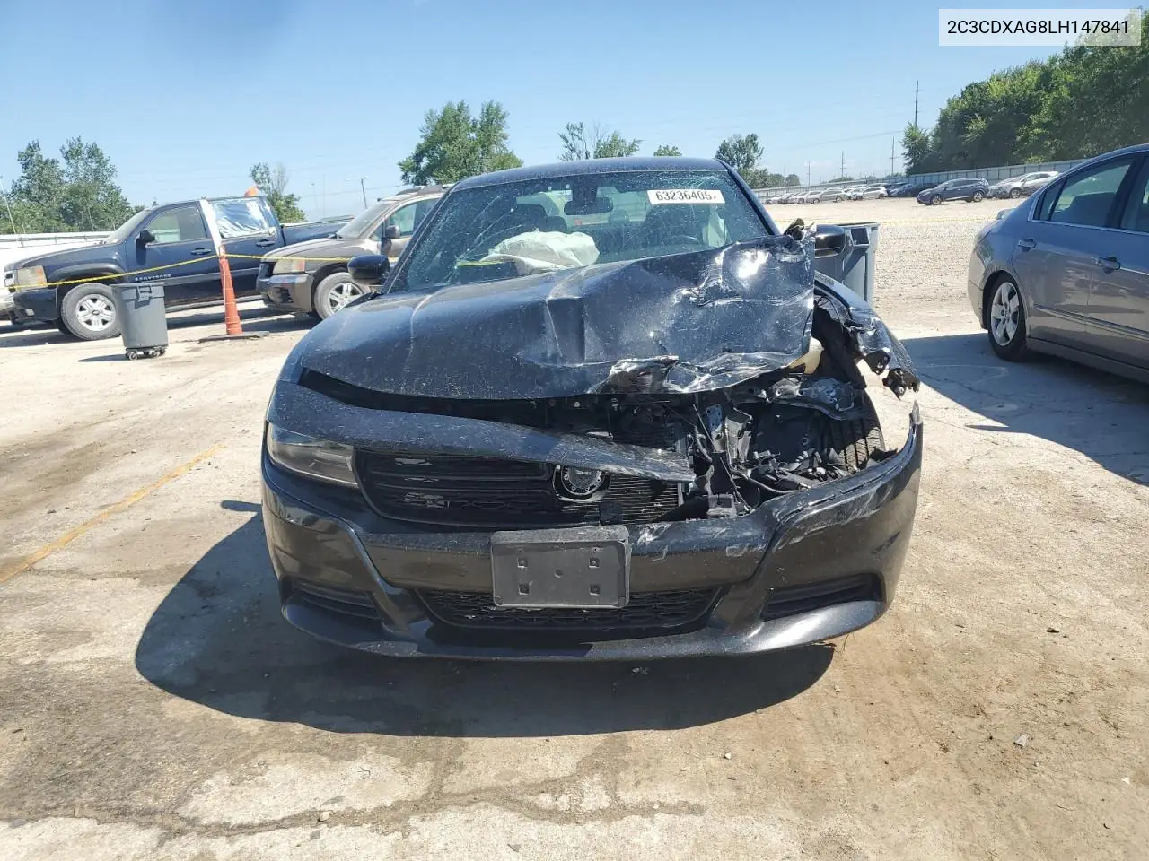 2020 Dodge Charger Police VIN: 2C3CDXAG8LH147841 Lot: 63236405