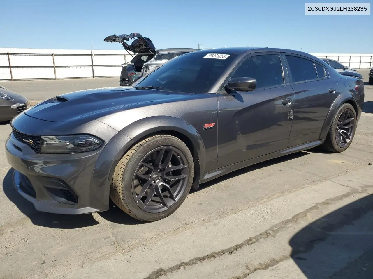 2020 Dodge Charger Scat Pack VIN: 2C3CDXGJ2LH238235 Lot: 65401355