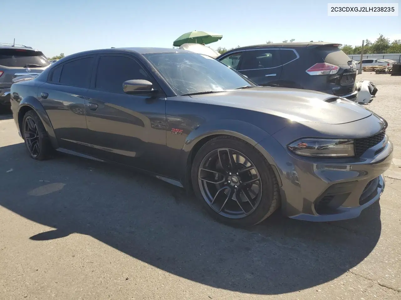 2020 Dodge Charger Scat Pack VIN: 2C3CDXGJ2LH238235 Lot: 65401355