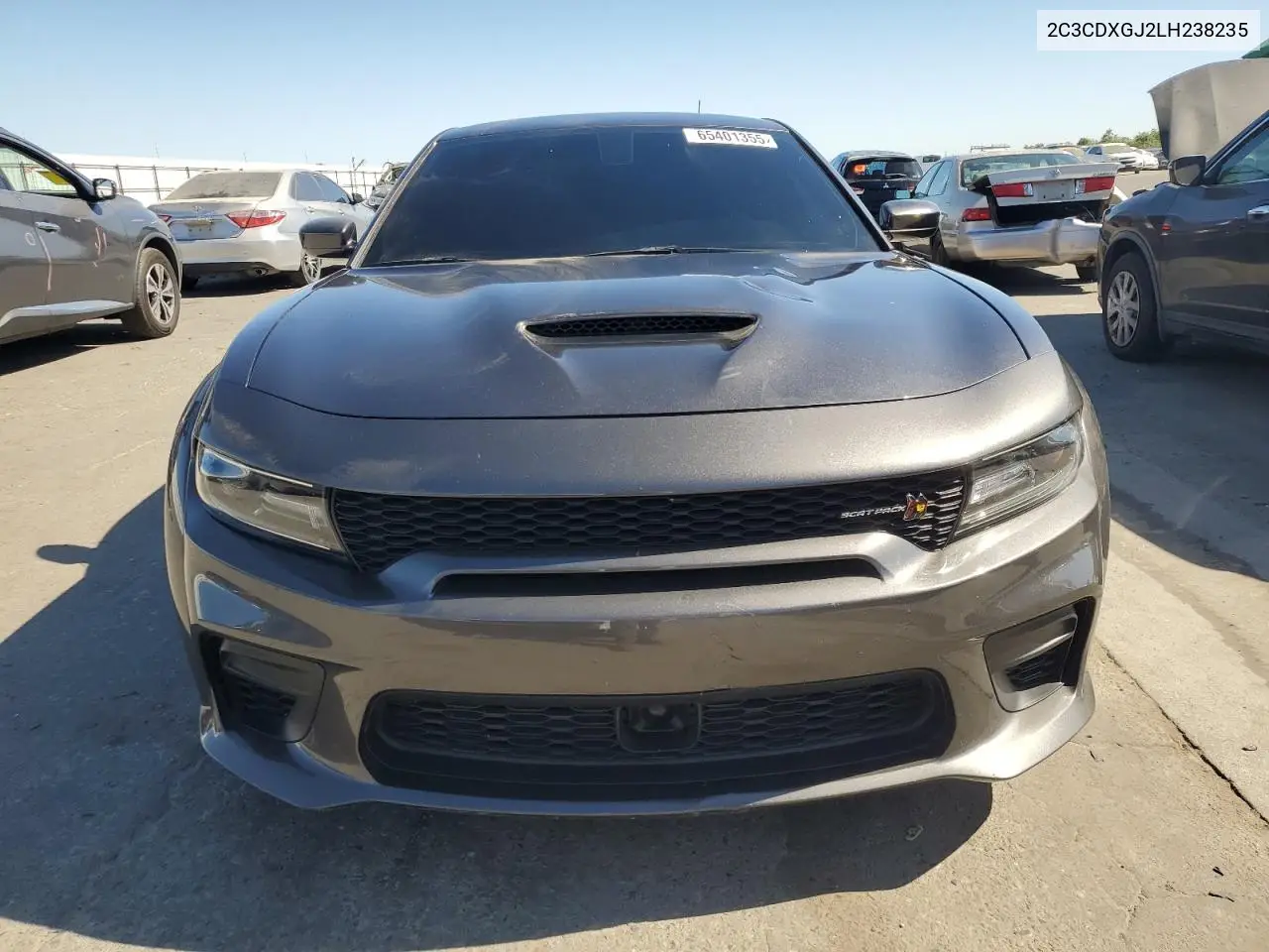 2020 Dodge Charger Scat Pack VIN: 2C3CDXGJ2LH238235 Lot: 65401355