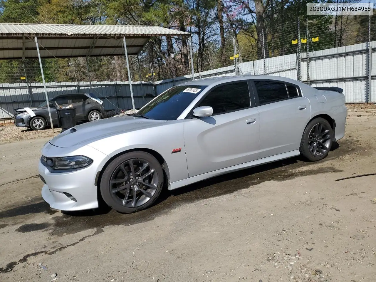 2021 Dodge Charger Scat Pack VIN: 2C3CDXGJ1MH684958 Lot: 49787885