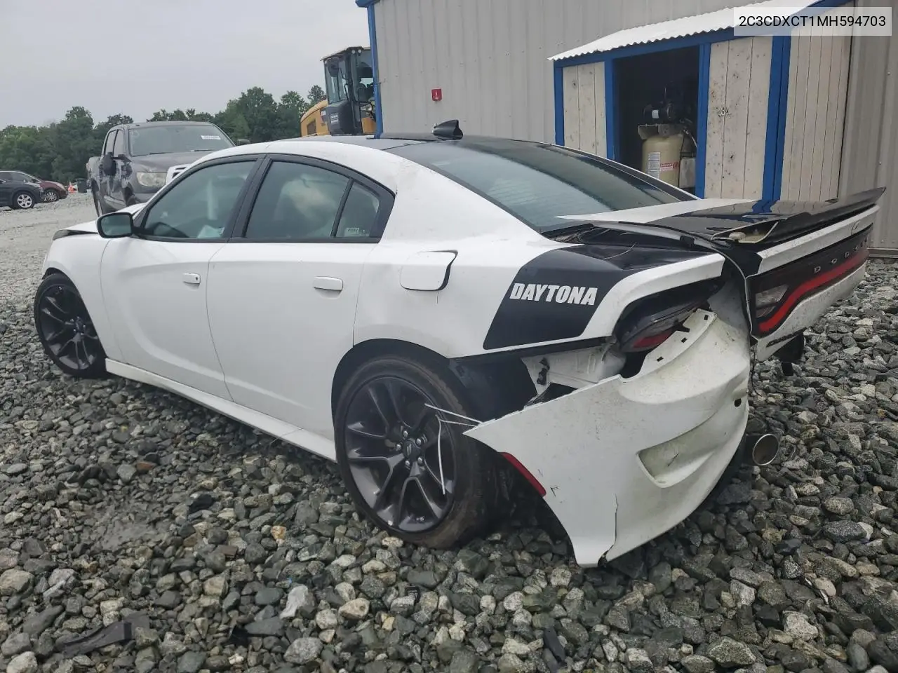 2021 Dodge Charger R/T VIN: 2C3CDXCT1MH594703 Lot: 51911615