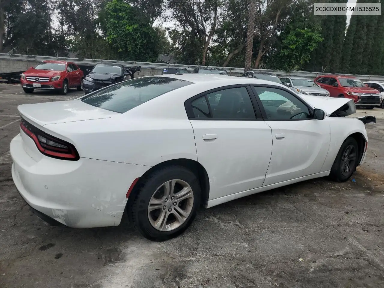 2021 Dodge Charger Sxt VIN: 2C3CDXBG4MH536525 Lot: 55634125