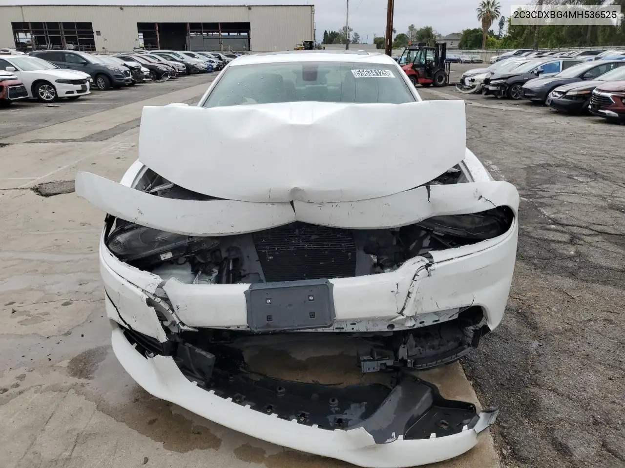 2021 Dodge Charger Sxt VIN: 2C3CDXBG4MH536525 Lot: 55634125