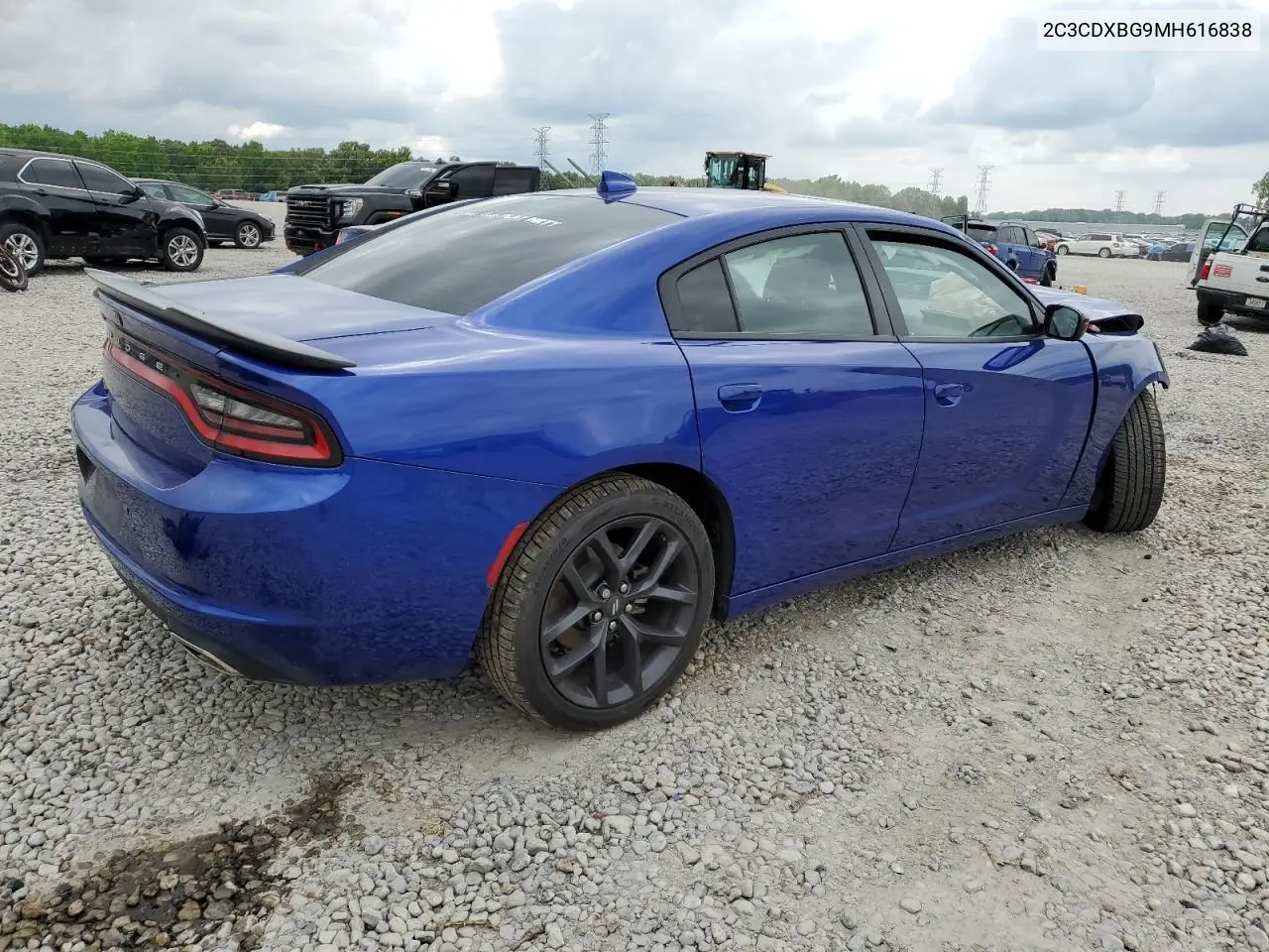 2021 Dodge Charger Sxt VIN: 2C3CDXBG9MH616838 Lot: 56130925