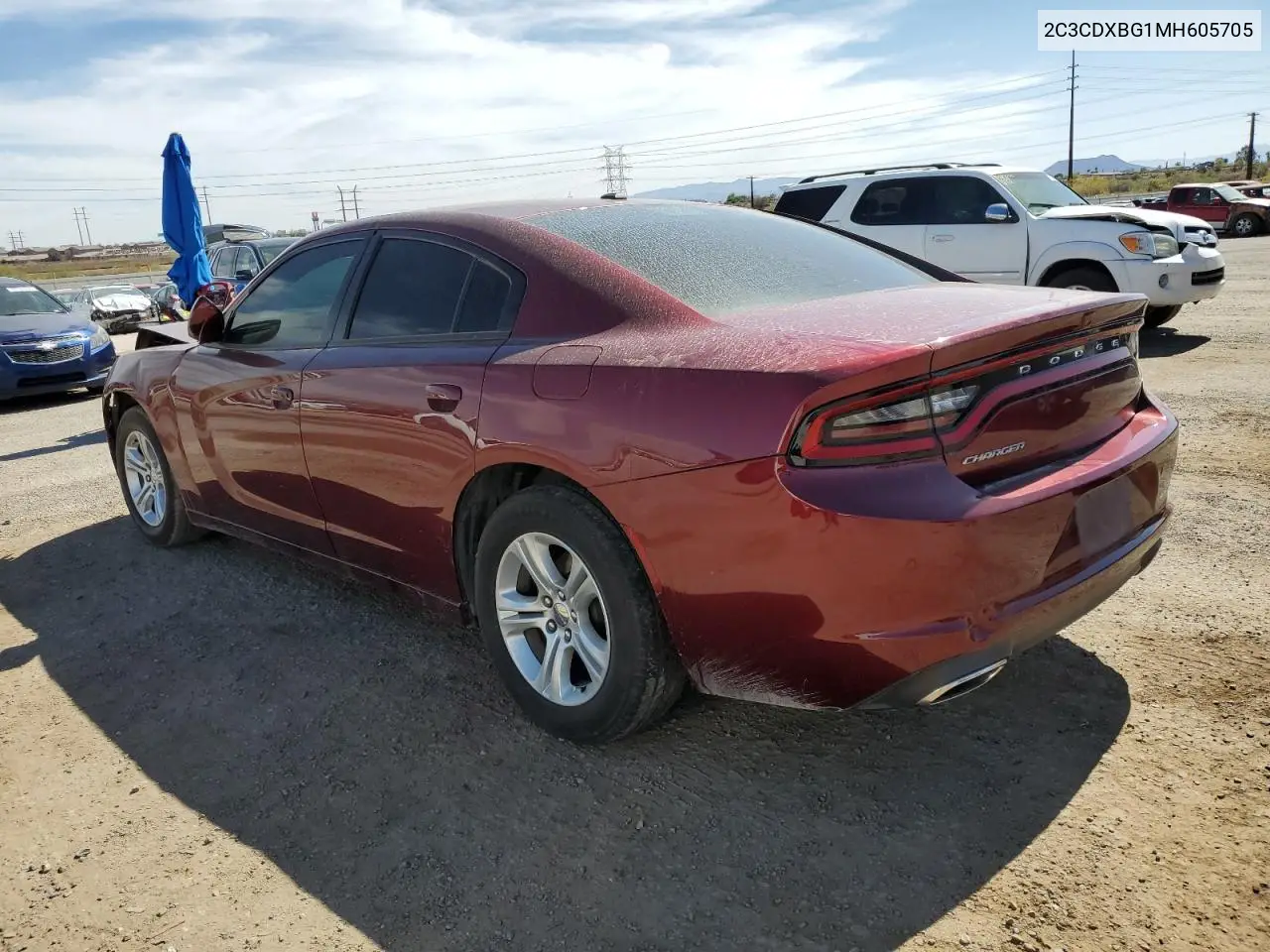 2c3cdxbg1mh605705 2C3CDXBG1MH605705 2021 Dodge Charger Sxt