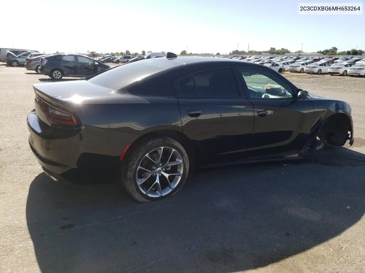 2021 Dodge Charger Sxt VIN: 2C3CDXBG6MH653264 Lot: 56994935