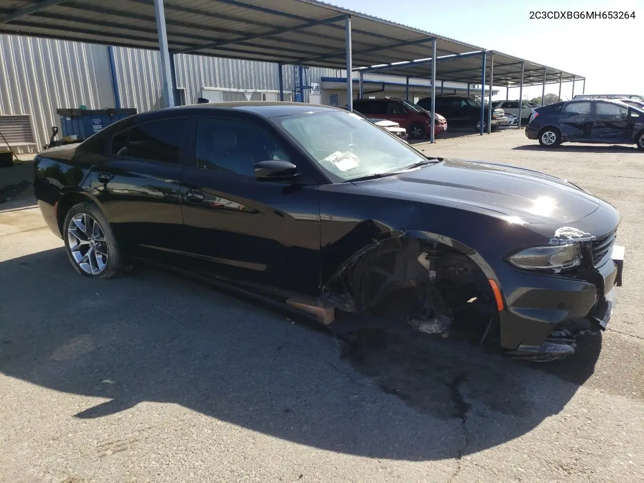 2021 Dodge Charger Sxt VIN: 2C3CDXBG6MH653264 Lot: 56994935