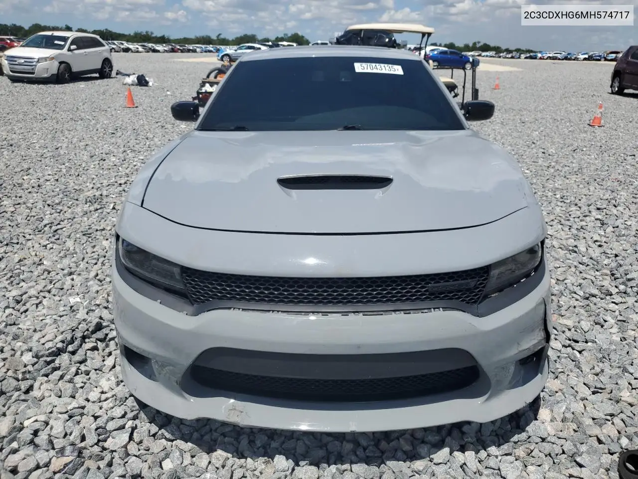 2021 Dodge Charger Gt VIN: 2C3CDXHG6MH574717 Lot: 57043135