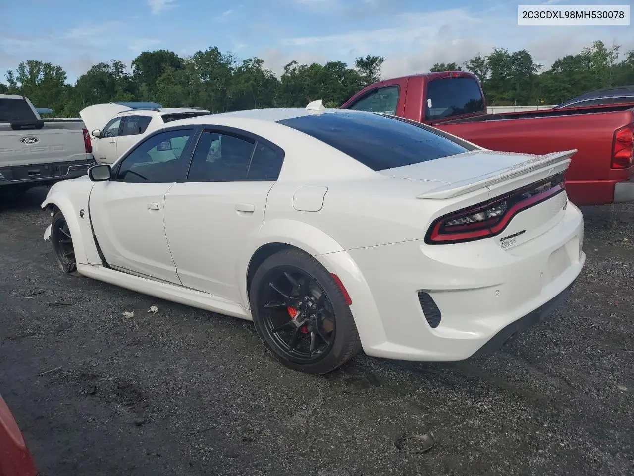 2021 Dodge Charger Srt Hellcat VIN: 2C3CDXL98MH530078 Lot: 57108865