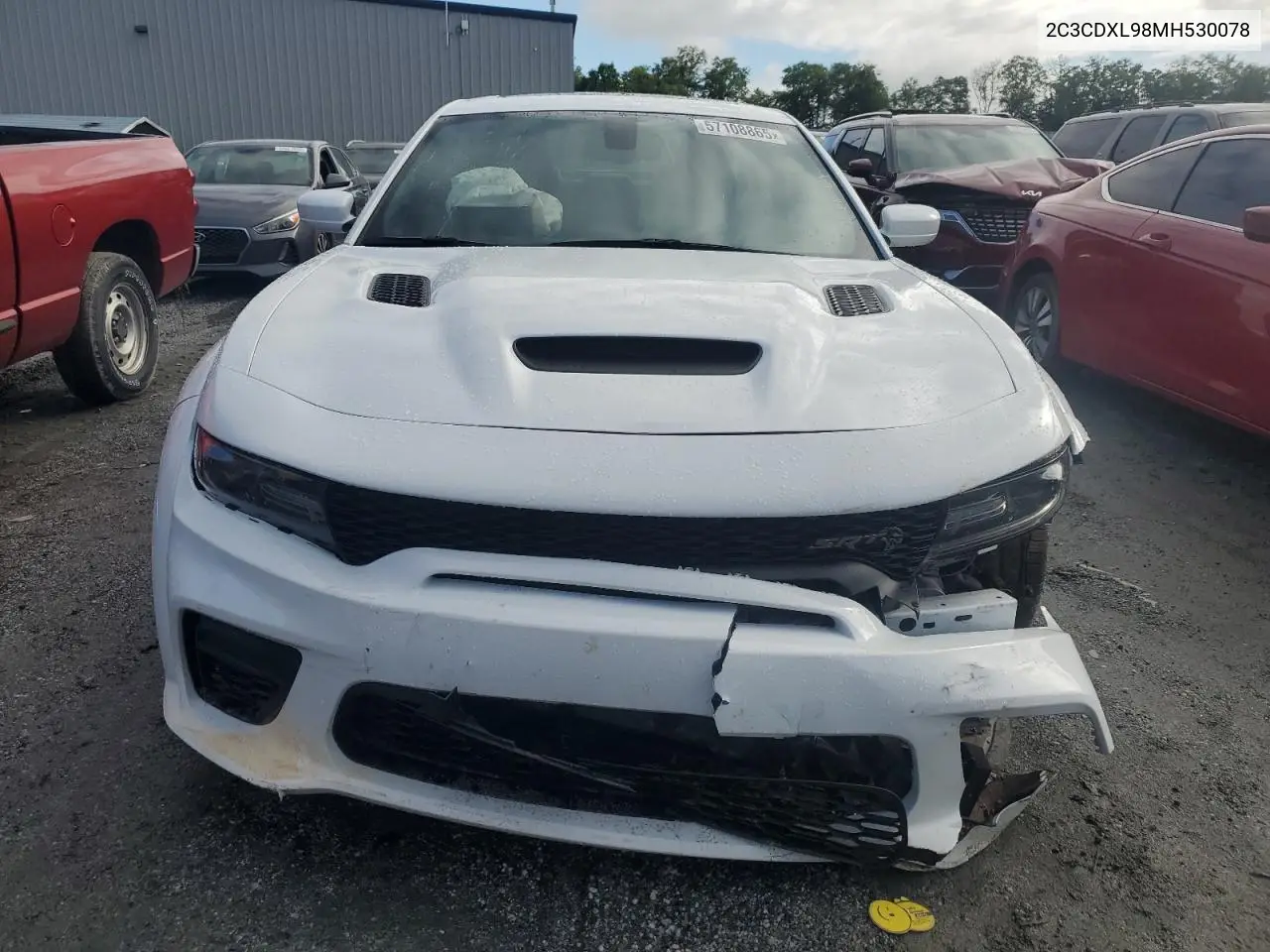 2021 Dodge Charger Srt Hellcat VIN: 2C3CDXL98MH530078 Lot: 57108865