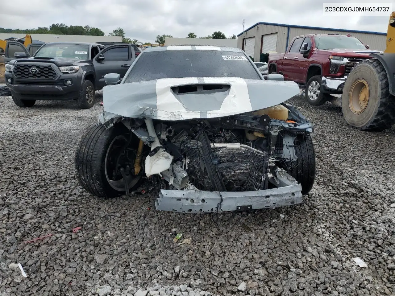 2021 Dodge Charger Scat Pack VIN: 2C3CDXGJ0MH654737 Lot: 61552935