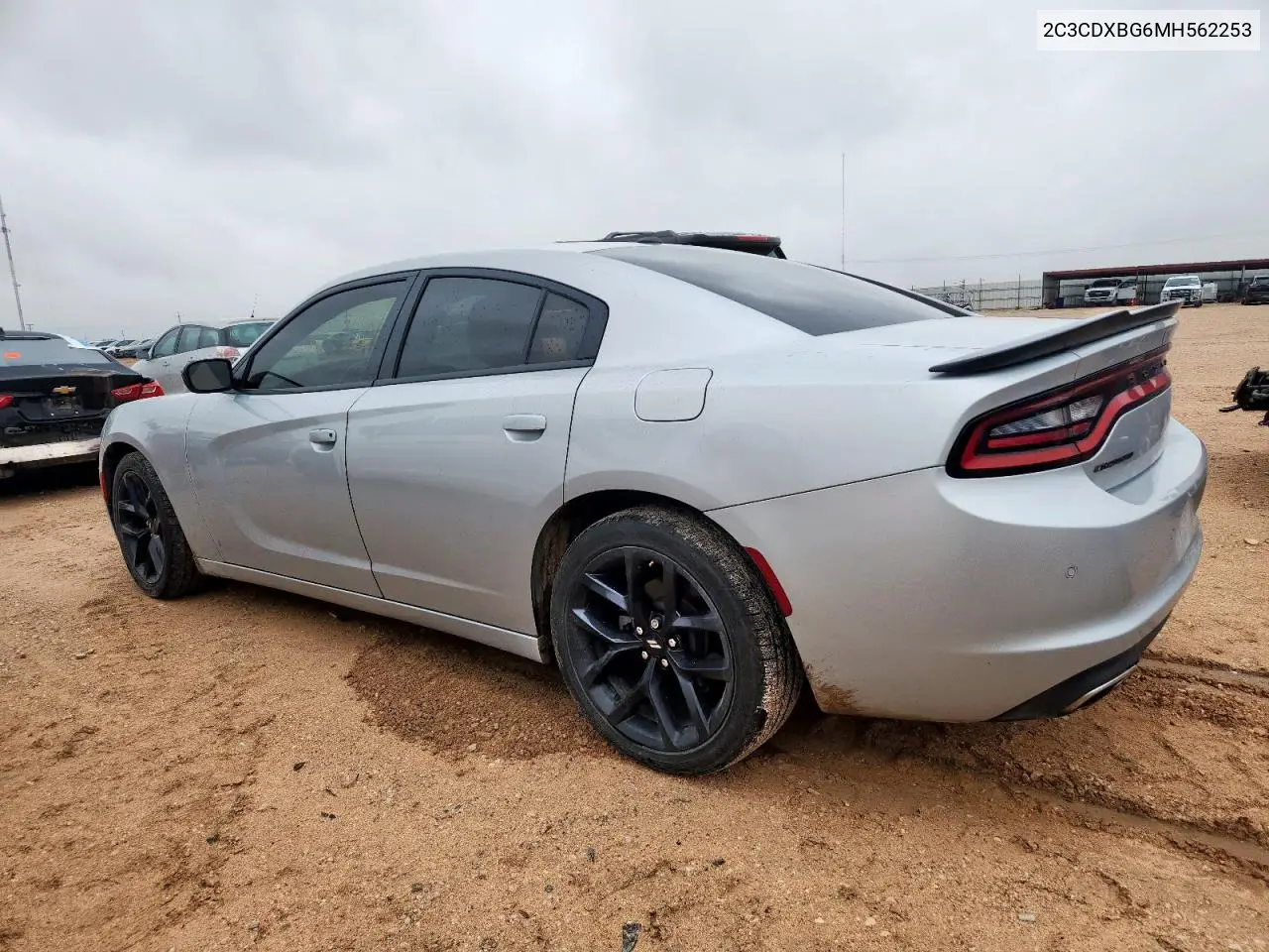 2021 Dodge Charger Sxt VIN: 2C3CDXBG6MH562253 Lot: 62212345