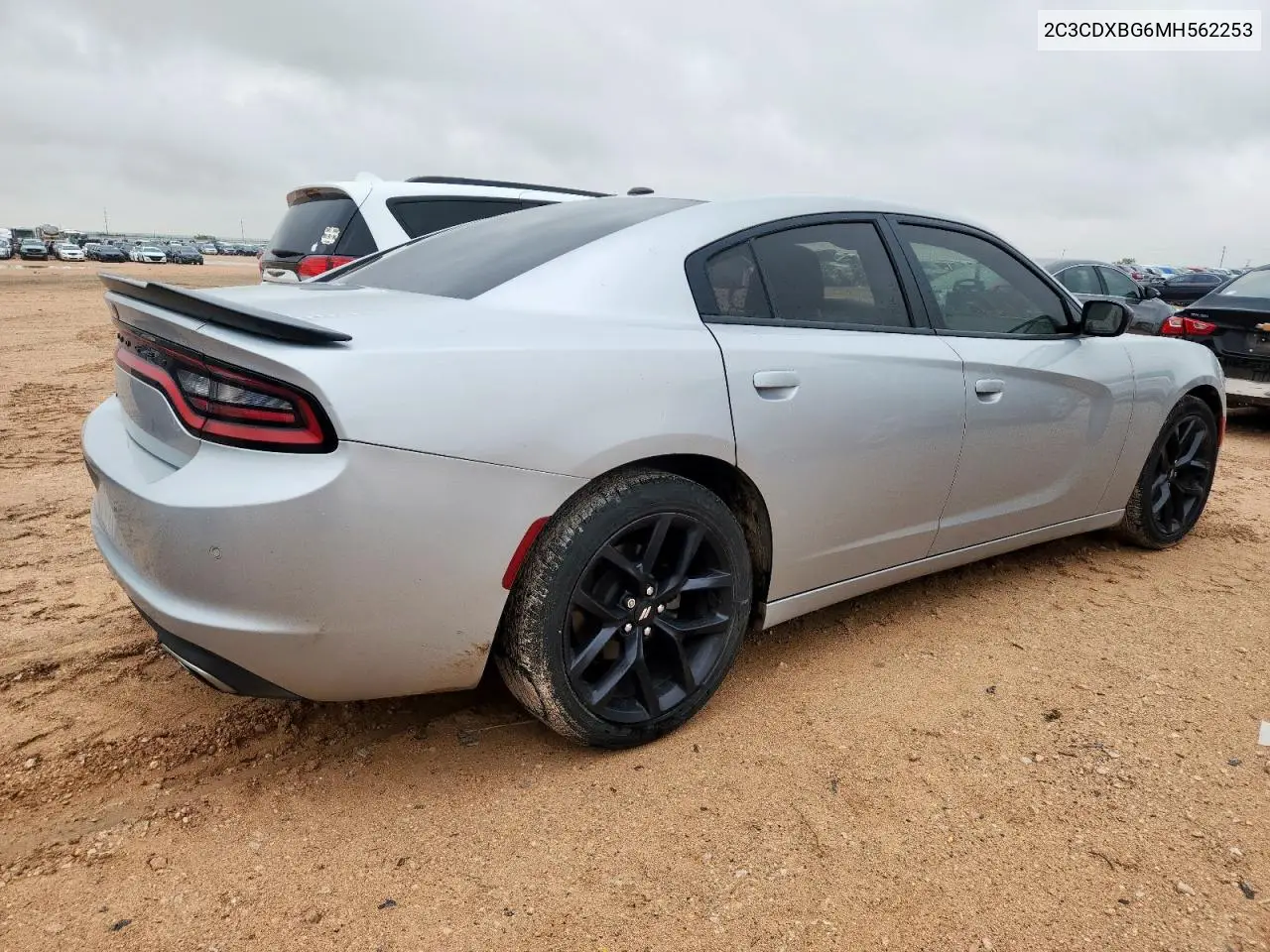 2021 Dodge Charger Sxt VIN: 2C3CDXBG6MH562253 Lot: 62212345