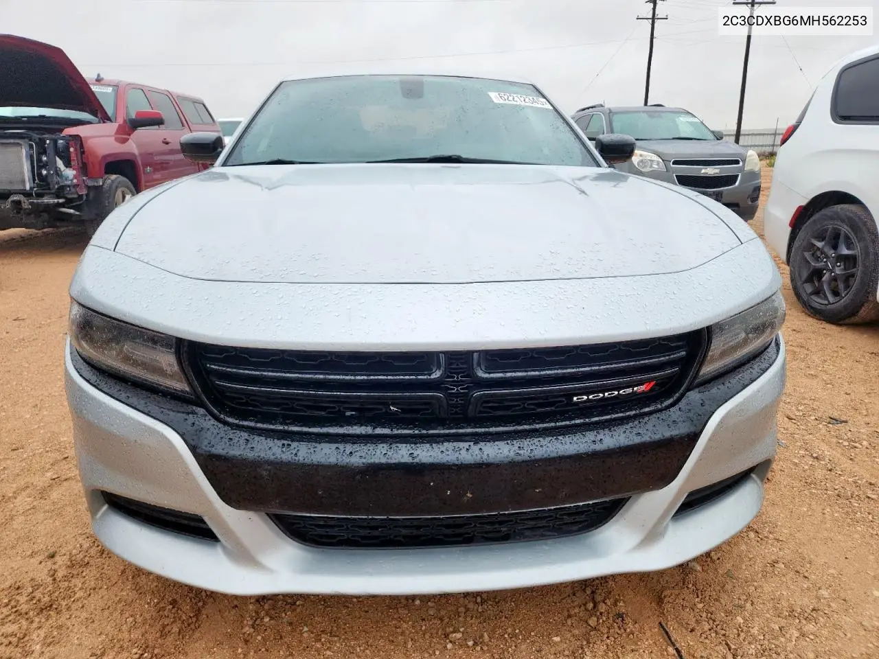 2021 Dodge Charger Sxt VIN: 2C3CDXBG6MH562253 Lot: 62212345