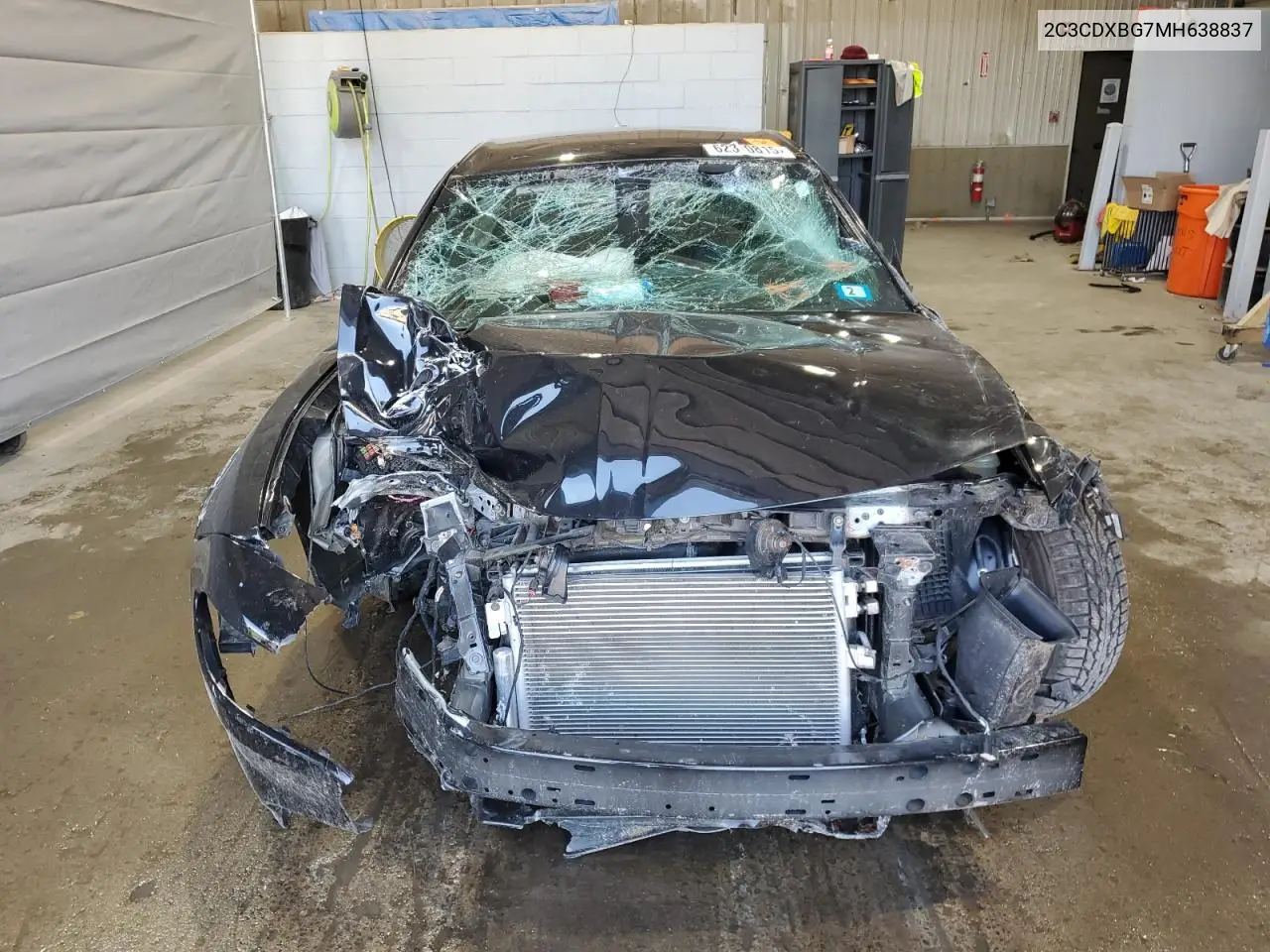 2021 Dodge Charger Sxt VIN: 2C3CDXBG7MH638837 Lot: 62310815