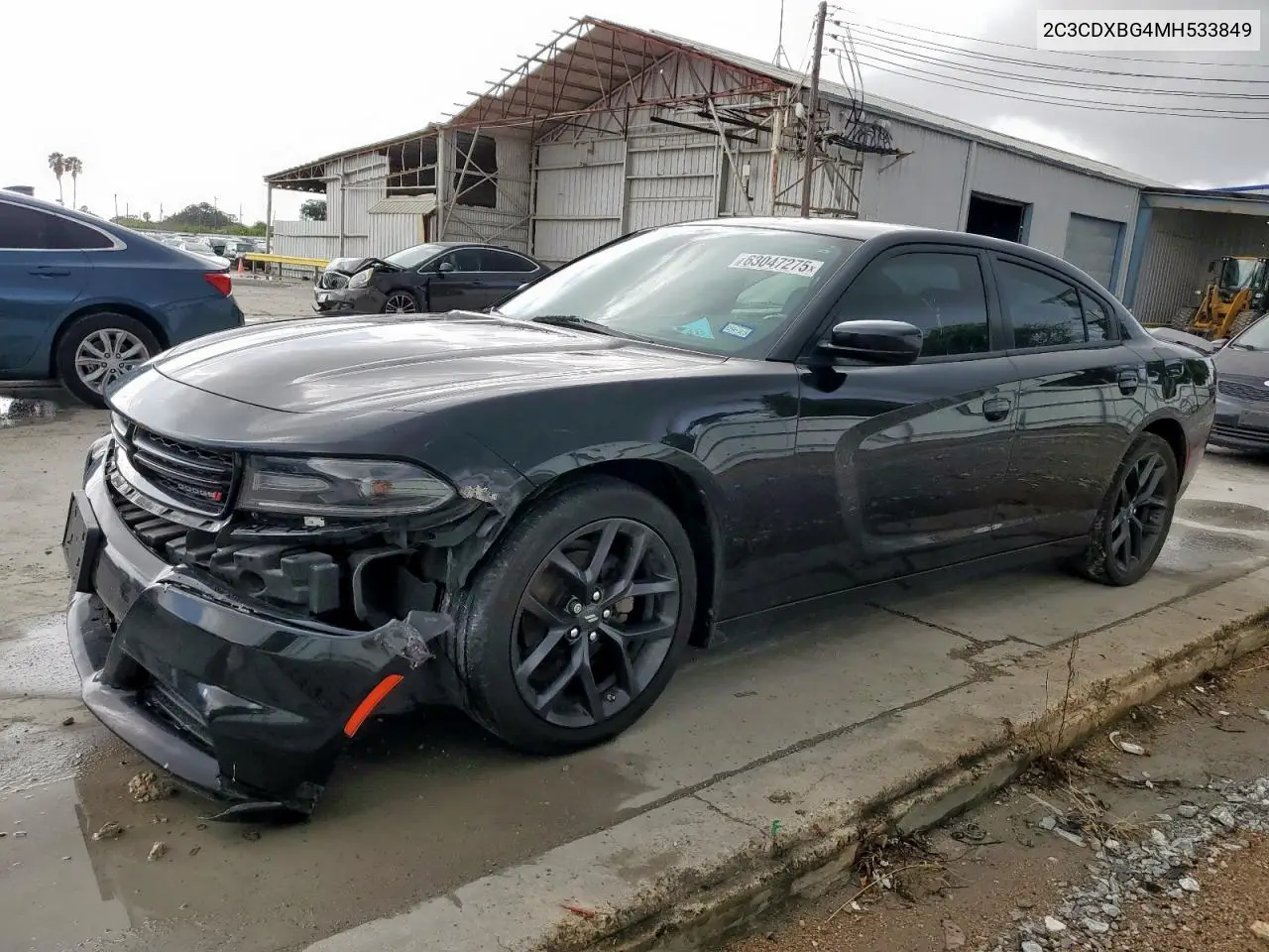 2021 Dodge Charger Sxt VIN: 2C3CDXBG4MH533849 Lot: 63047275