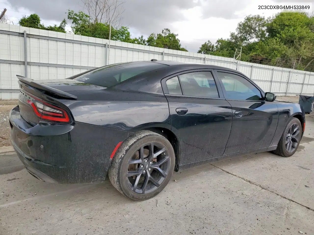2021 Dodge Charger Sxt VIN: 2C3CDXBG4MH533849 Lot: 63047275
