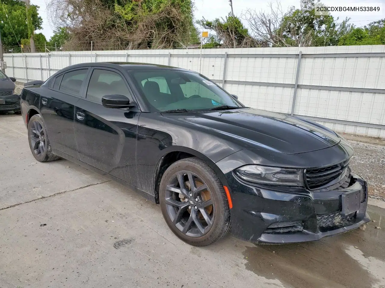 2021 Dodge Charger Sxt VIN: 2C3CDXBG4MH533849 Lot: 63047275