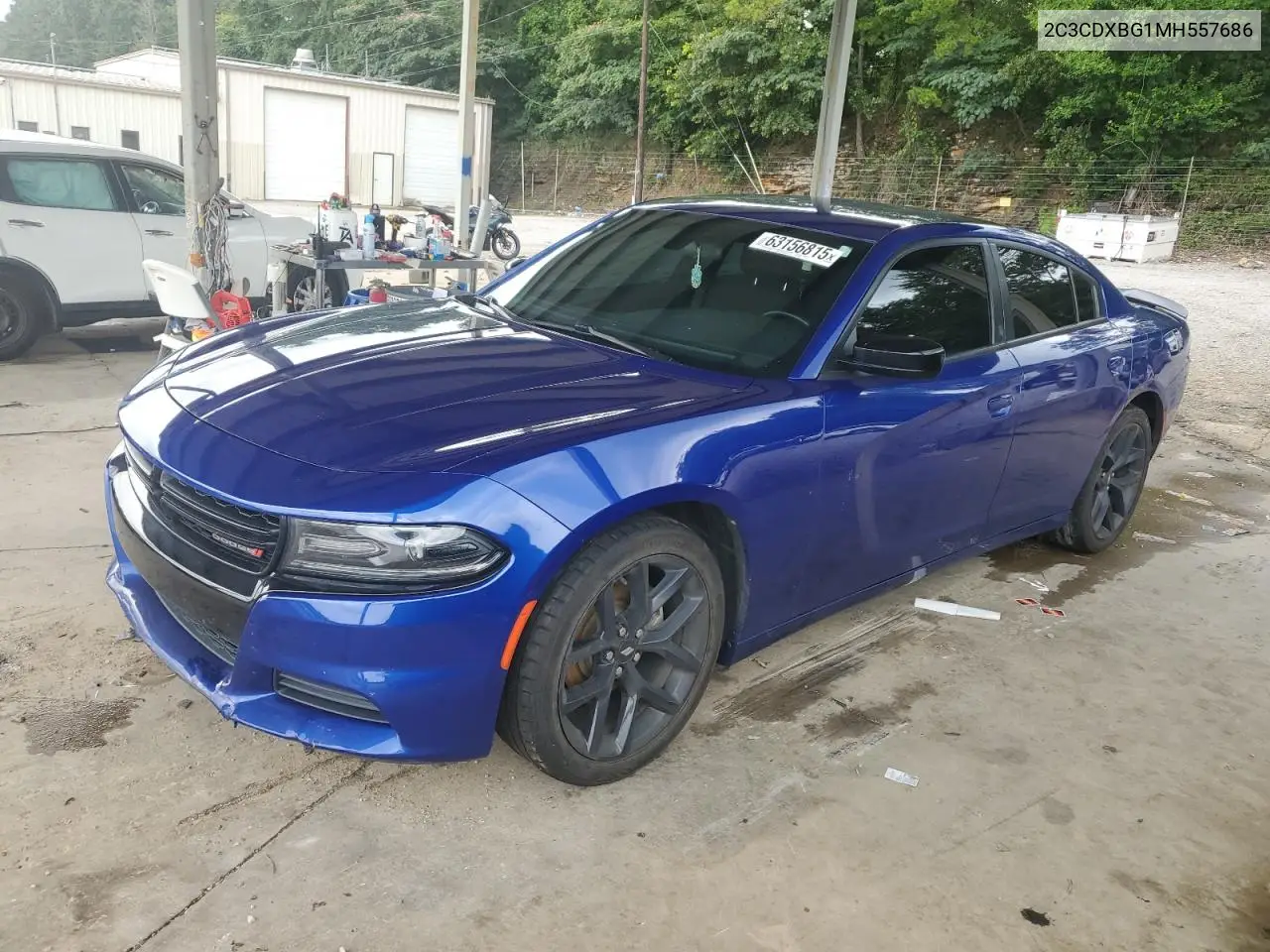 2021 Dodge Charger Sxt VIN: 2C3CDXBG1MH557686 Lot: 63156815