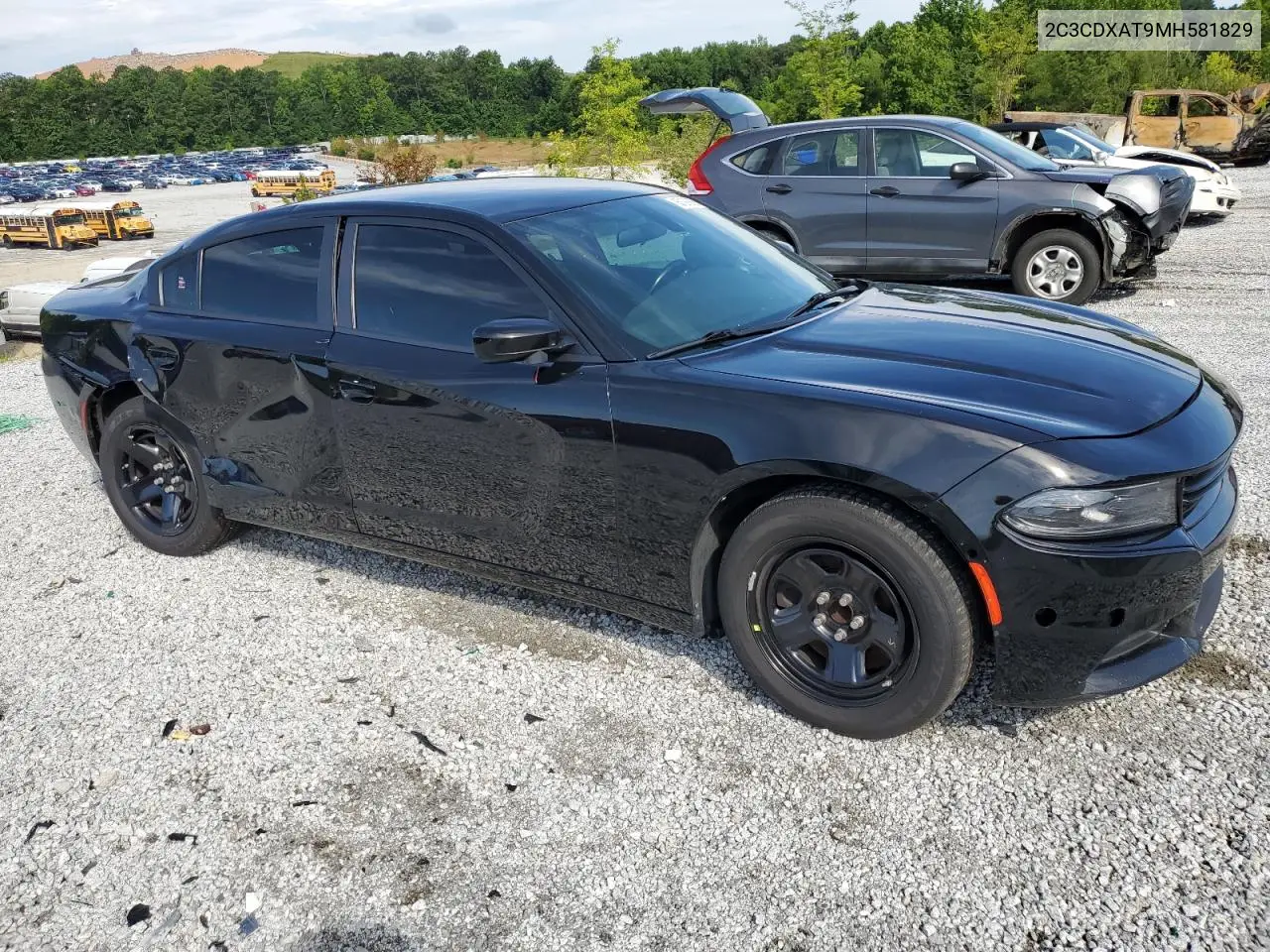 2021 Dodge Charger Police VIN: 2C3CDXAT9MH581829 Lot: 63190925