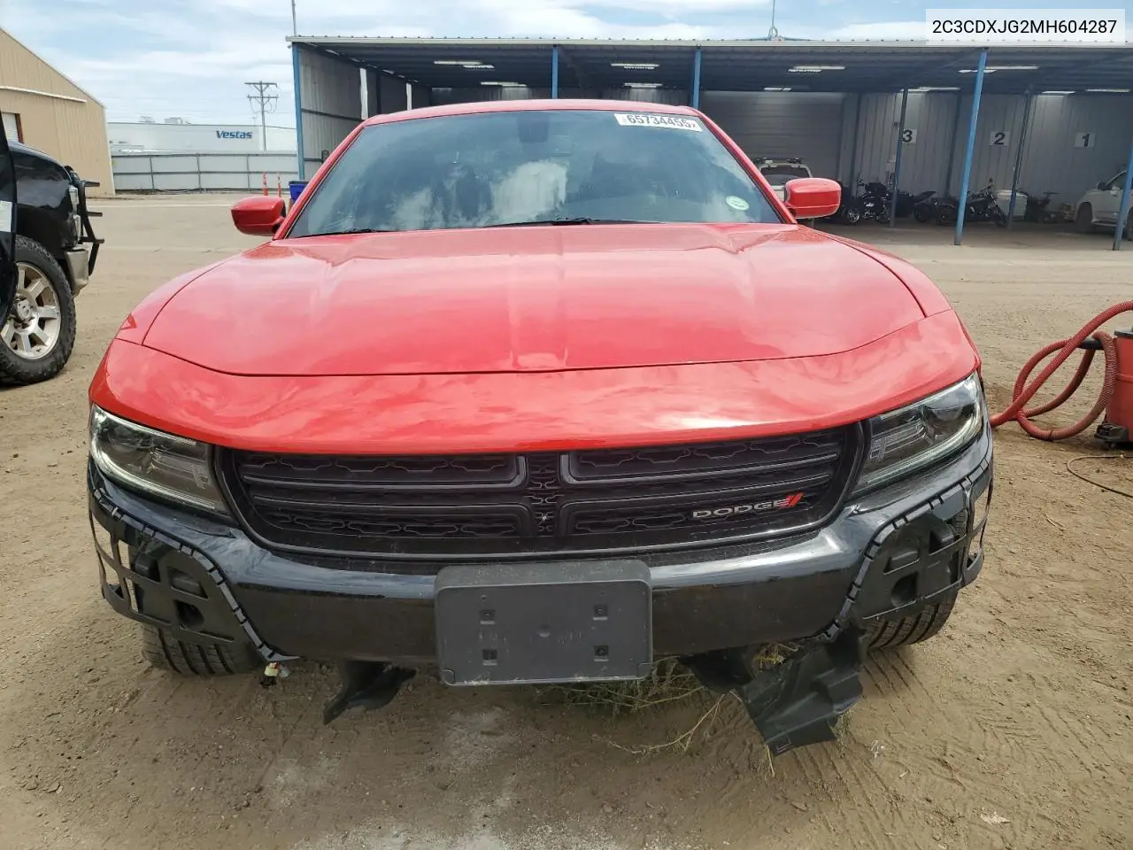 2021 Dodge Charger Sxt VIN: 2C3CDXJG2MH604287 Lot: 65734455