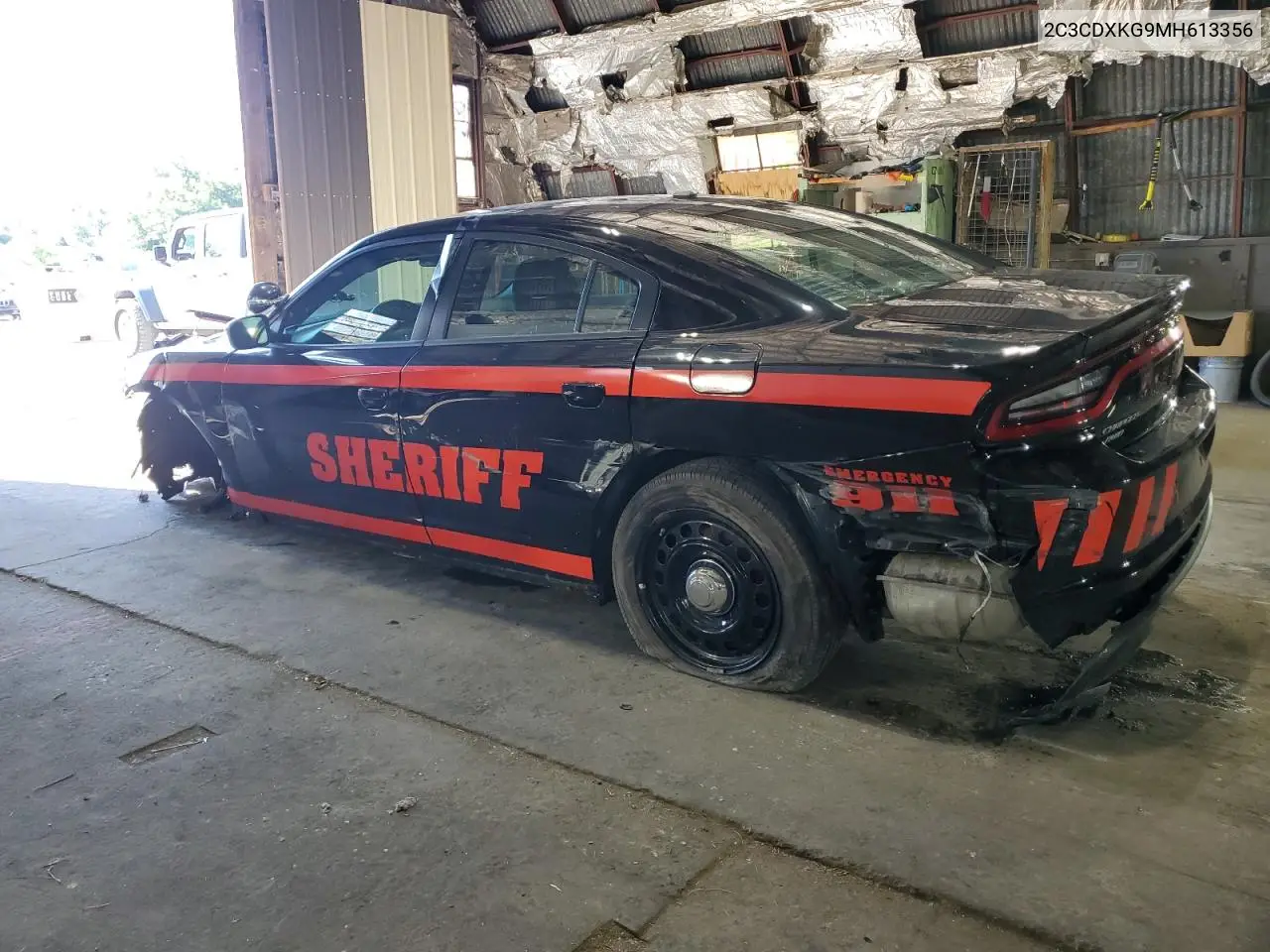 2021 Dodge Charger Police VIN: 2C3CDXKG9MH613356 Lot: 70980744