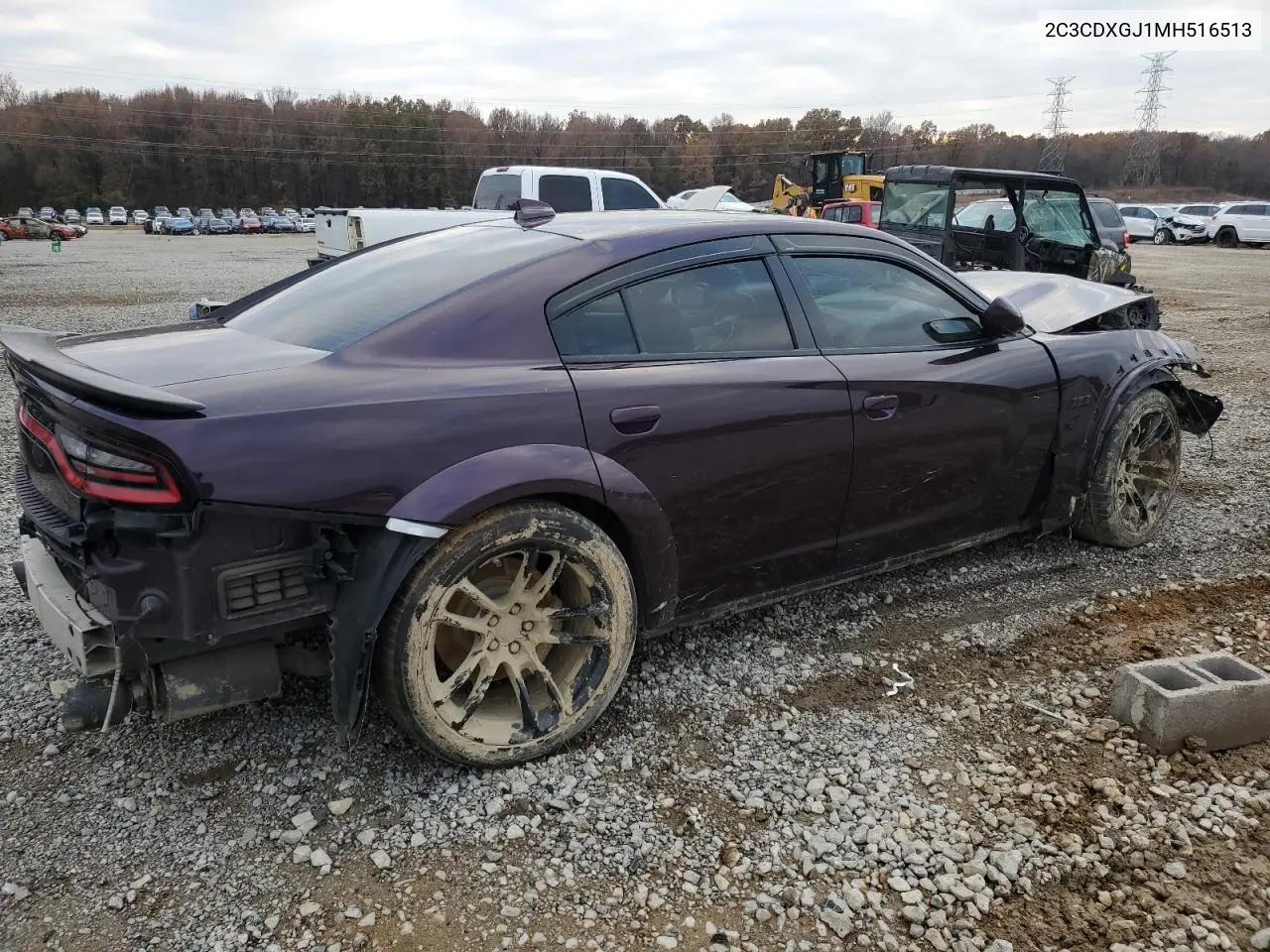 2021 Dodge Charger Scat Pack VIN: 2C3CDXGJ1MH516513 Lot: 84013094