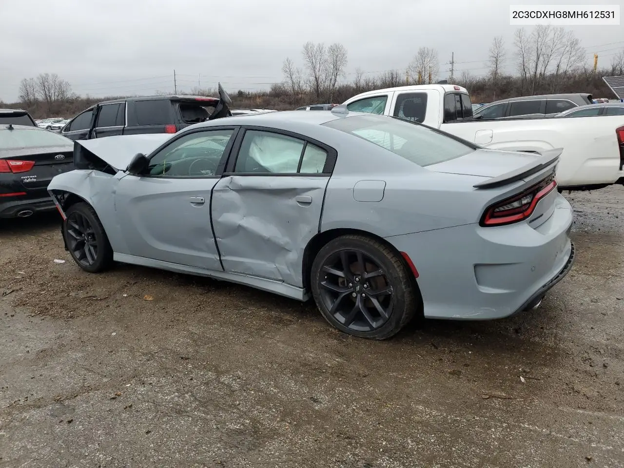 2021 Dodge Charger Gt VIN: 2C3CDXHG8MH612531 Lot: 86850804