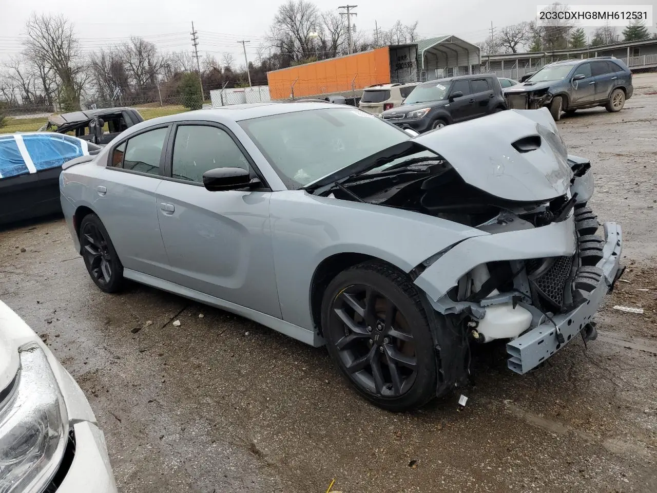 2021 Dodge Charger Gt VIN: 2C3CDXHG8MH612531 Lot: 86850804